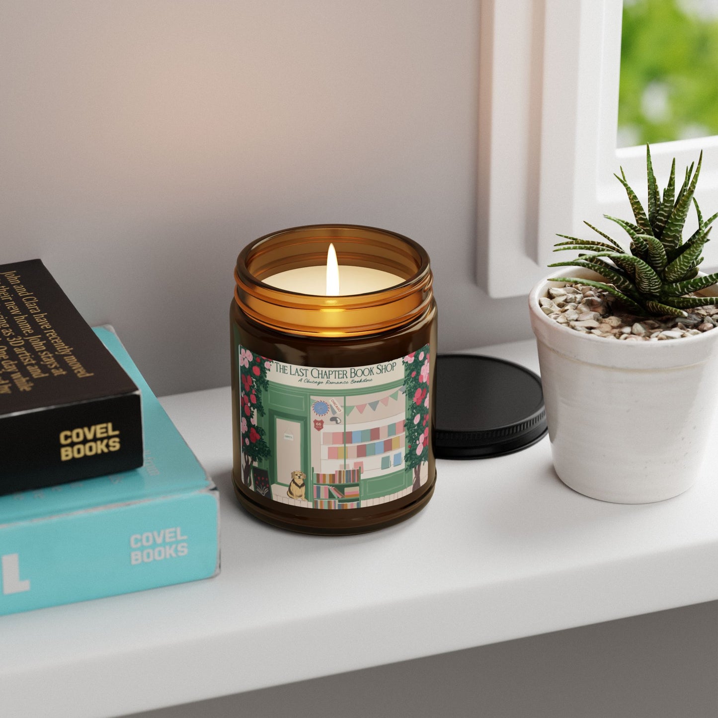 The Last Chapter Art Print Candle