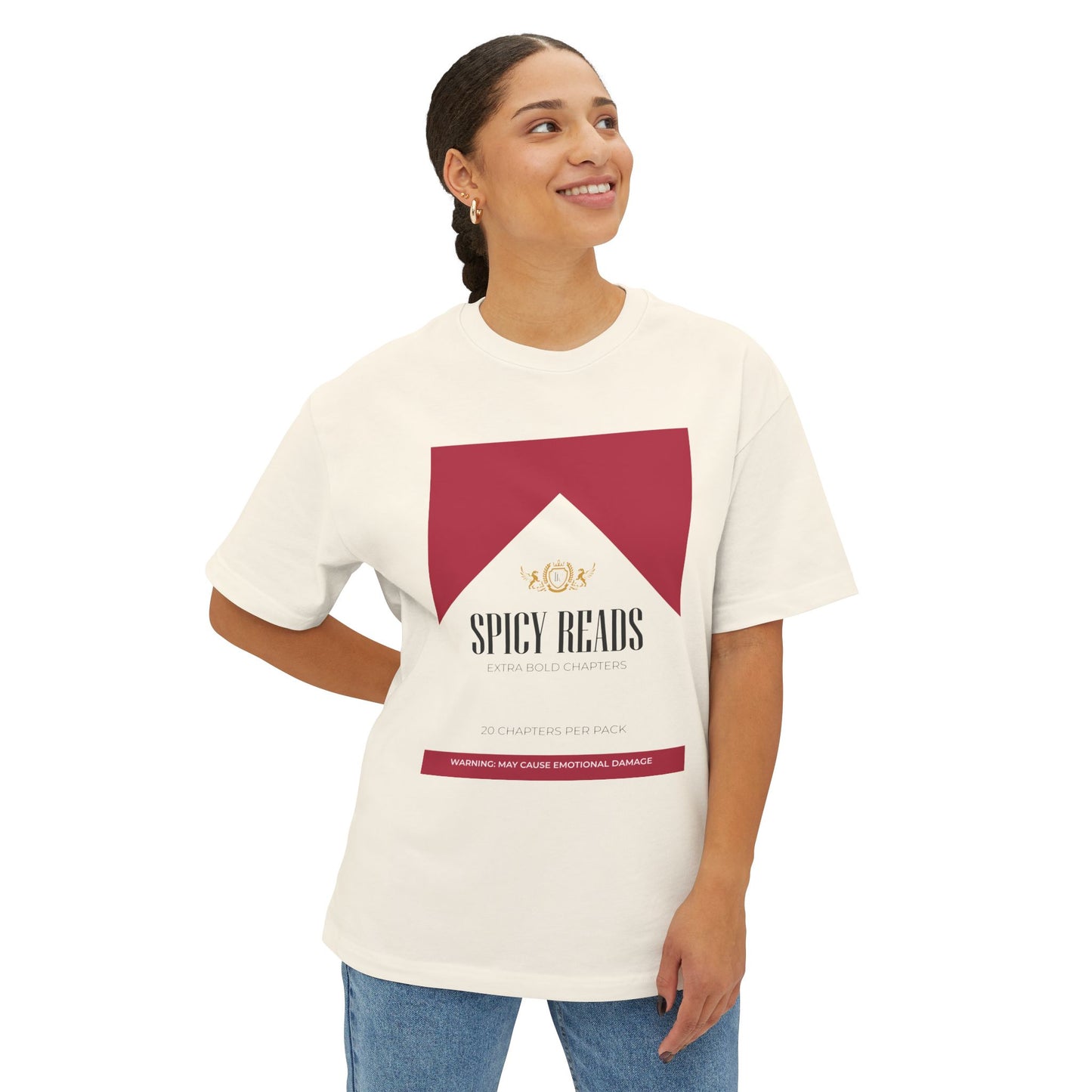 Spicy Reads Oversized Tee - THE BIRTHDAY GIRL’S BOOK CLUB COLLECTION