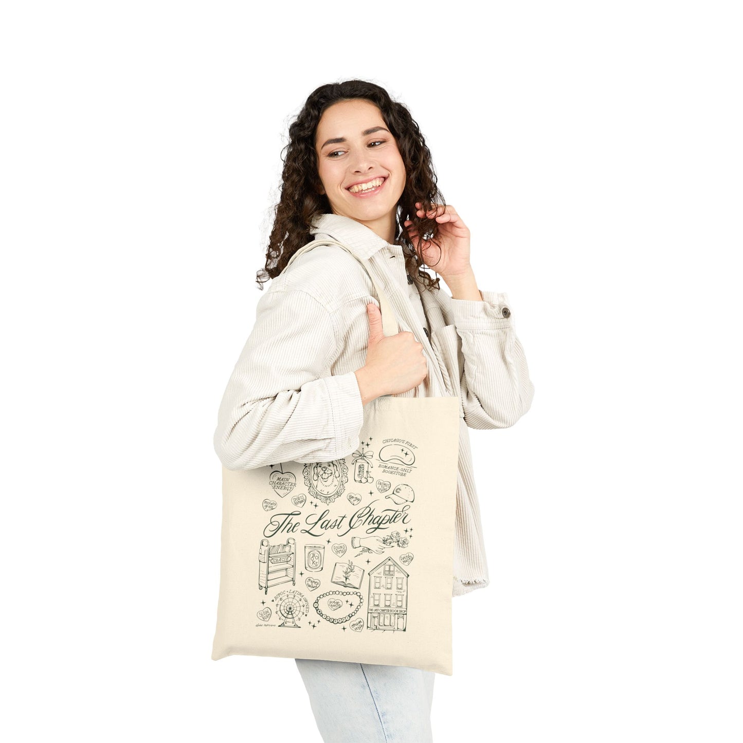 Green Mural Tote Bag