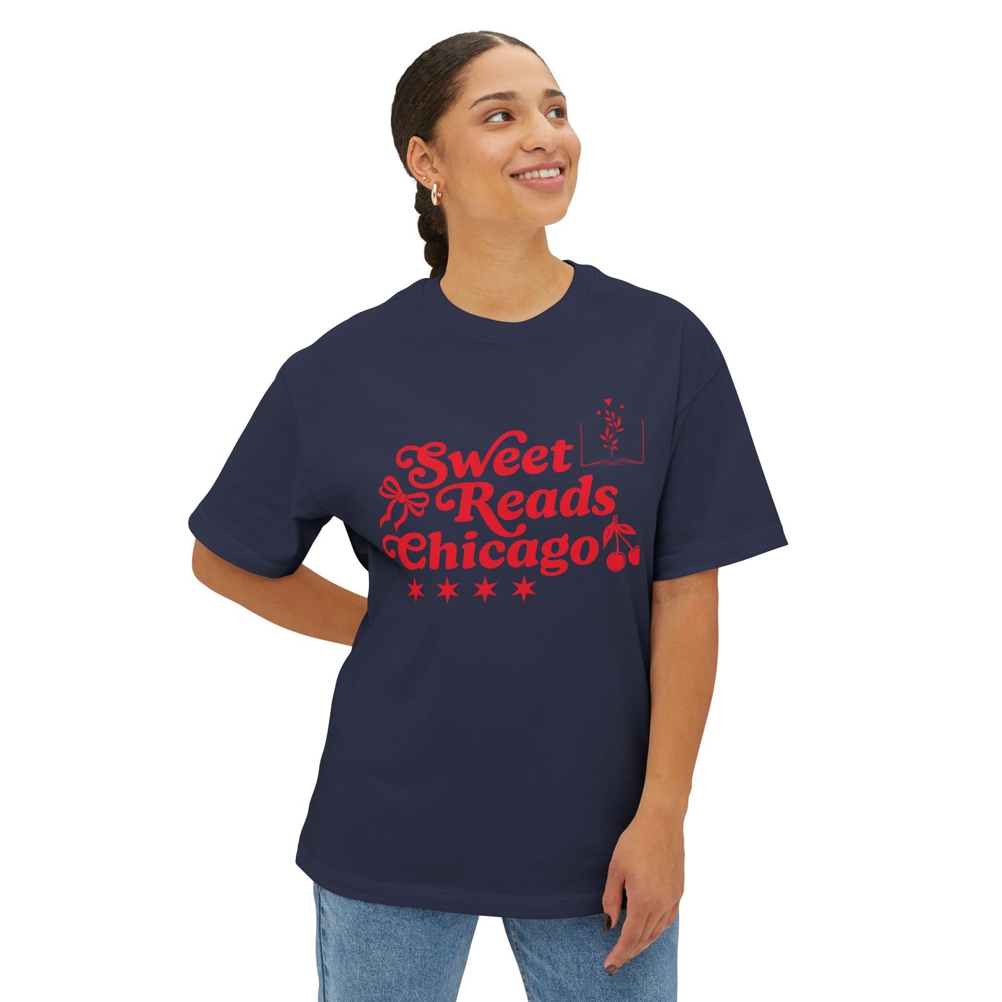 Sweet Reads Chicago Boxy Tee
