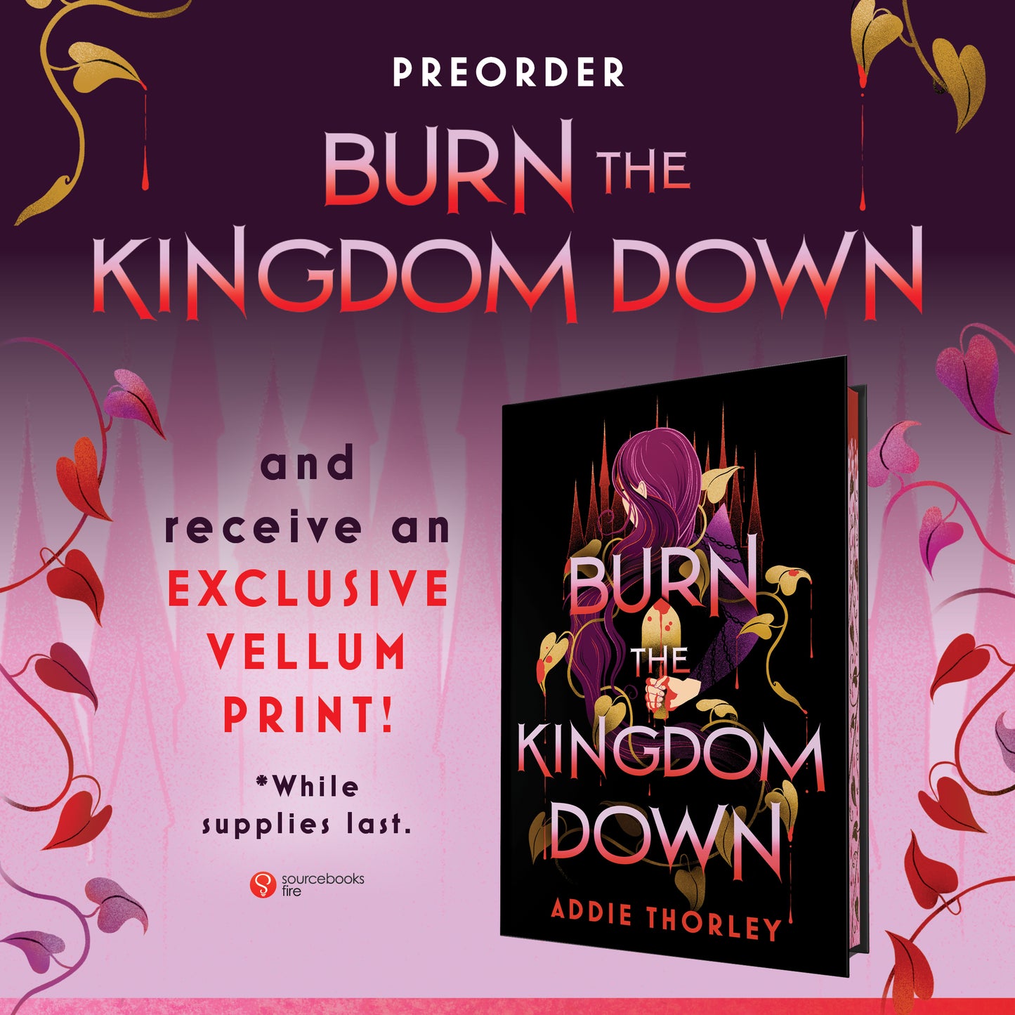 Burn the Kingdom Down Preorder Campaign