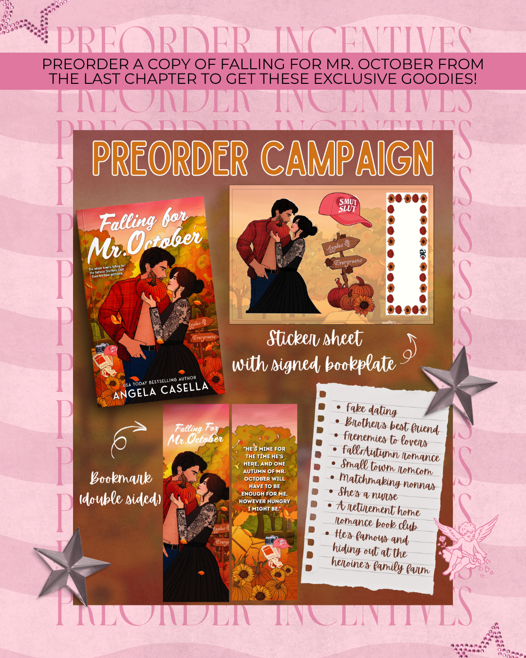 Falling for Mr. October Preorder Campaign