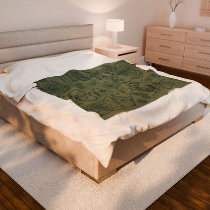 The Last Chapter Velveteen Plush Blanket