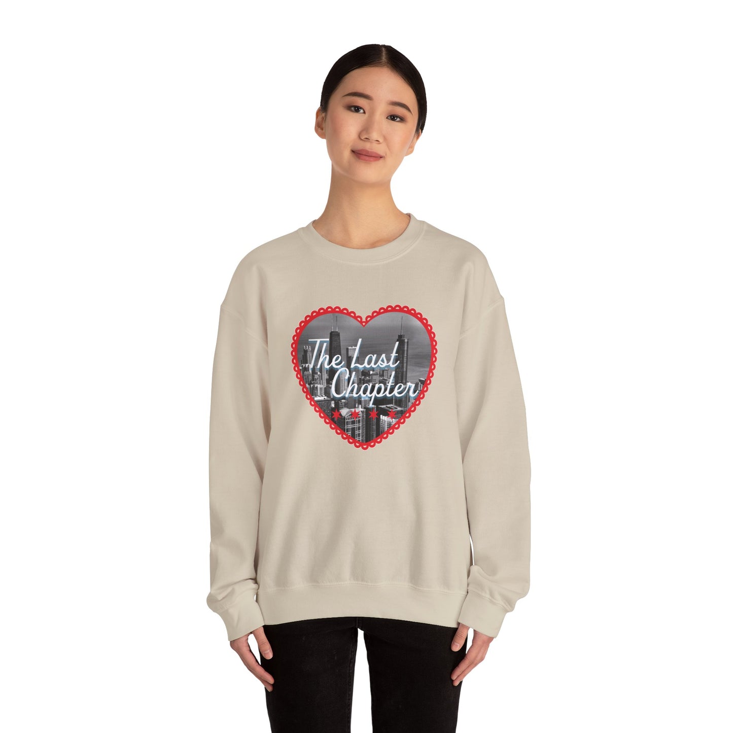 The Last Chapter Heart Crewneck