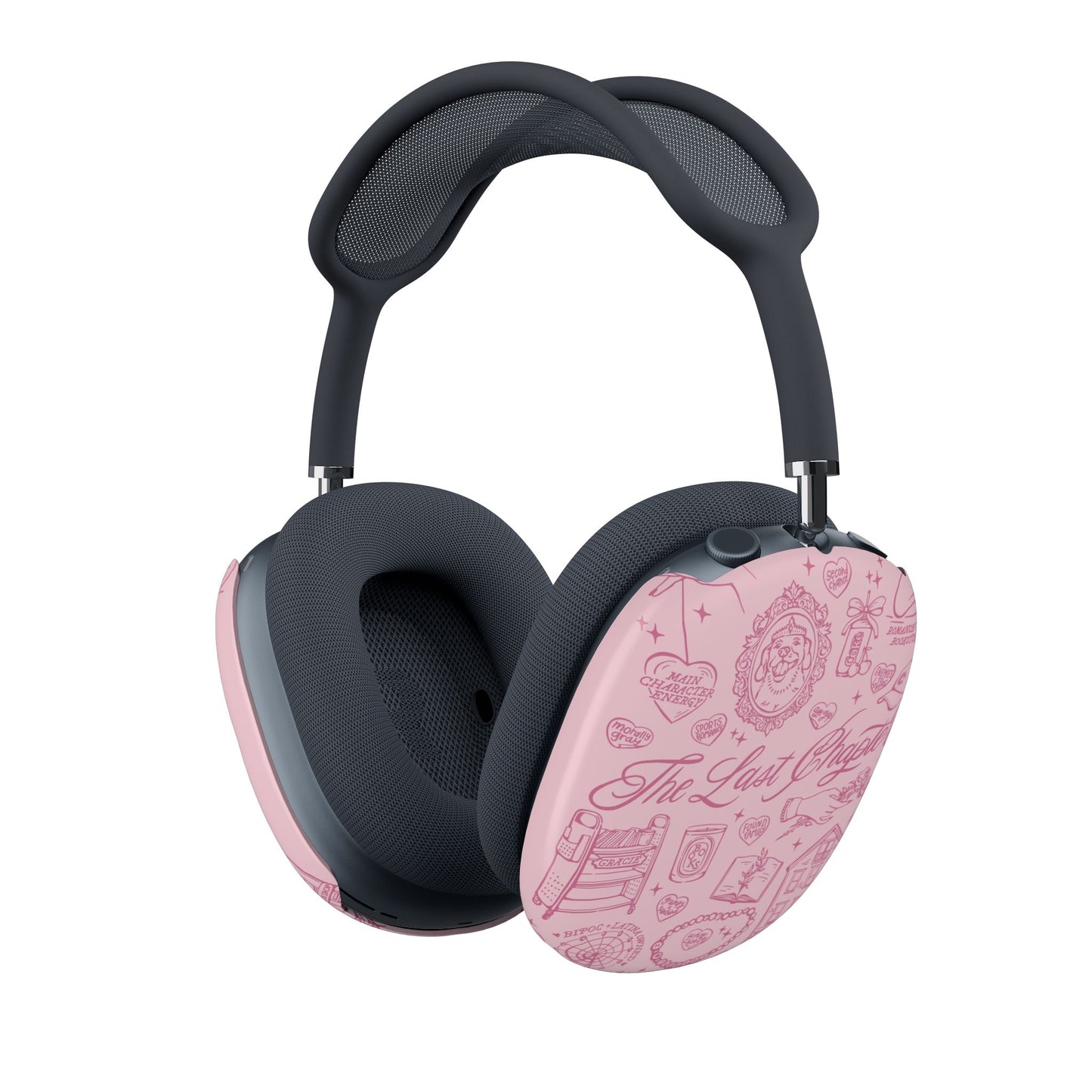 The Last Chapter Pink AirPods Max Shell Case