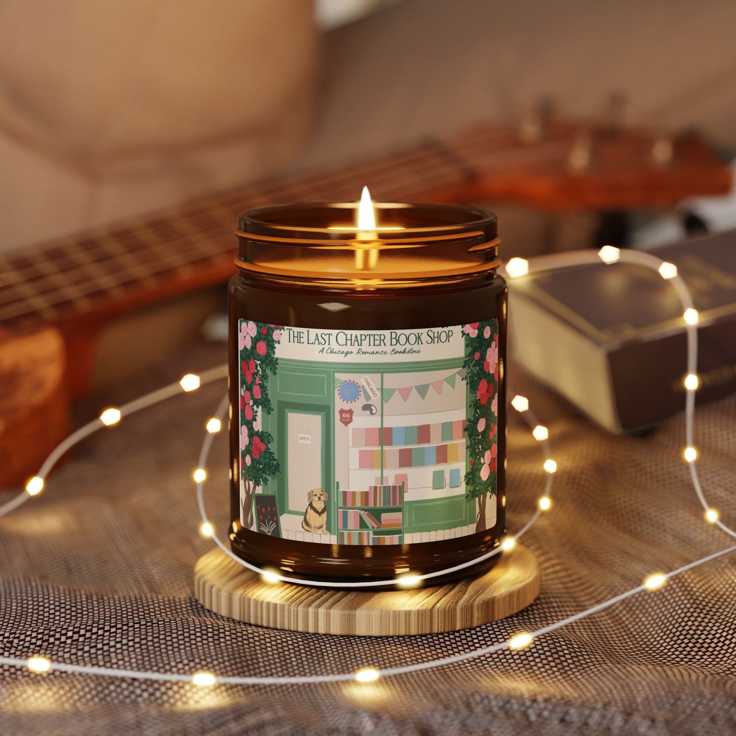 The Last Chapter Art Print Candle