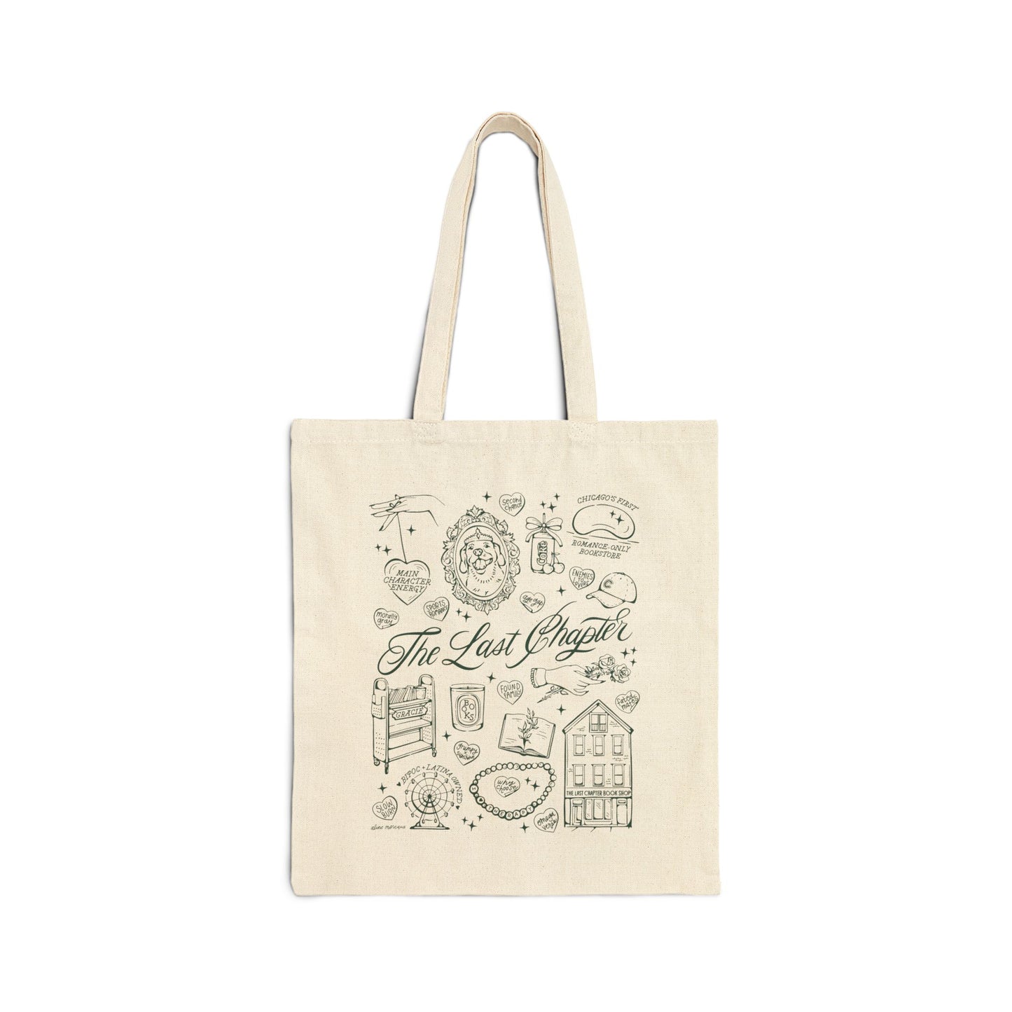Green Mural Tote Bag