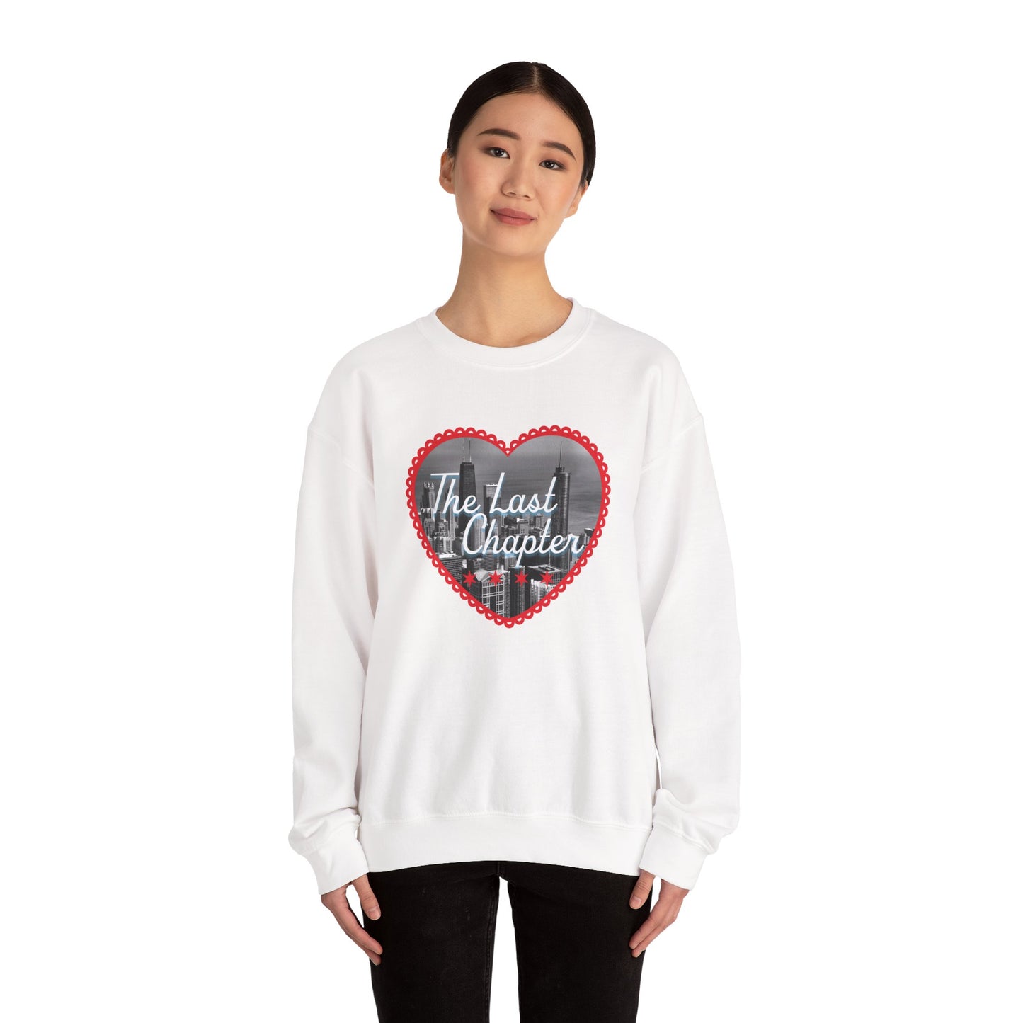 The Last Chapter Heart Crewneck