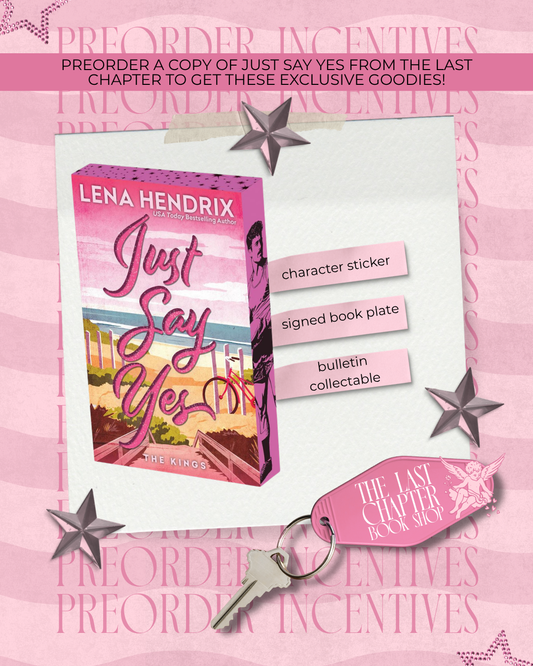 Just Say Yes Preorder Campaign