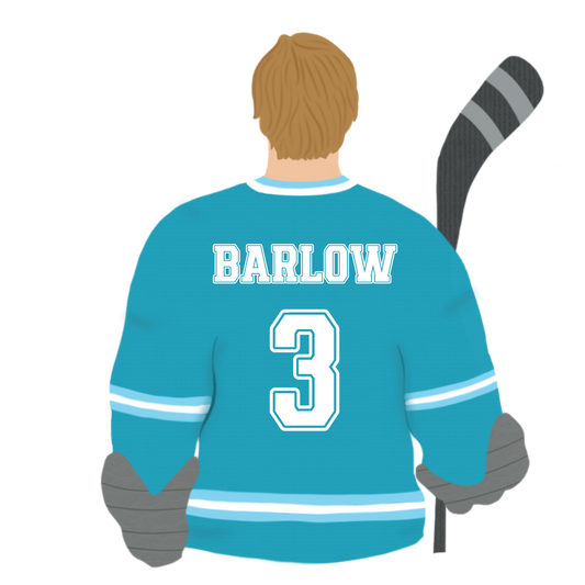 Barlow 3 Illustrated Player Sticker - The S.J. Sylvis Shop